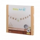 BABY ART - Златист гирлянд с отпечатък с боички Продукт BABY ART - Златист гирлянд с отпечатък с боички - 4 - BG Hlapeta